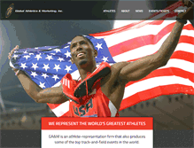 Tablet Screenshot of globalathletics.com